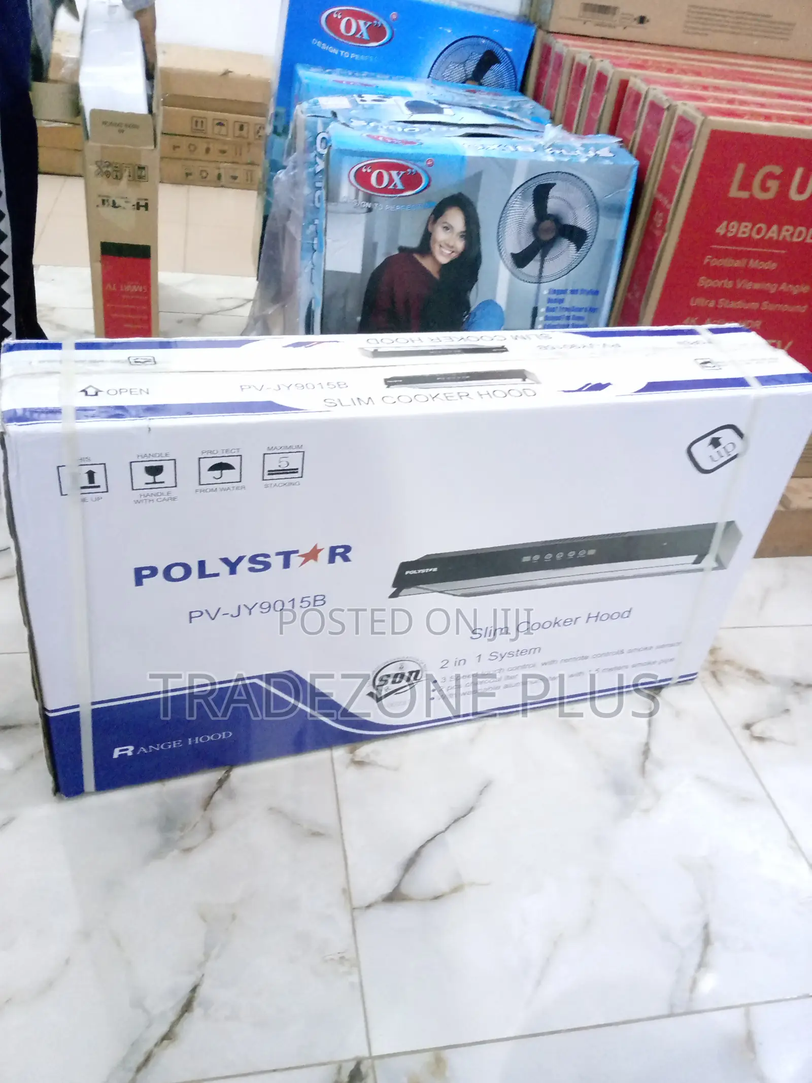 Hand Sensor Polystar Cooker Range Hood