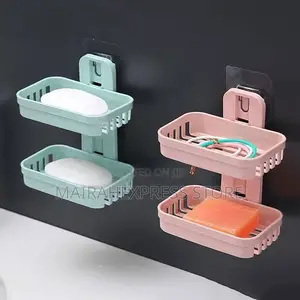 2in1 Wall Mounted Soap Rack