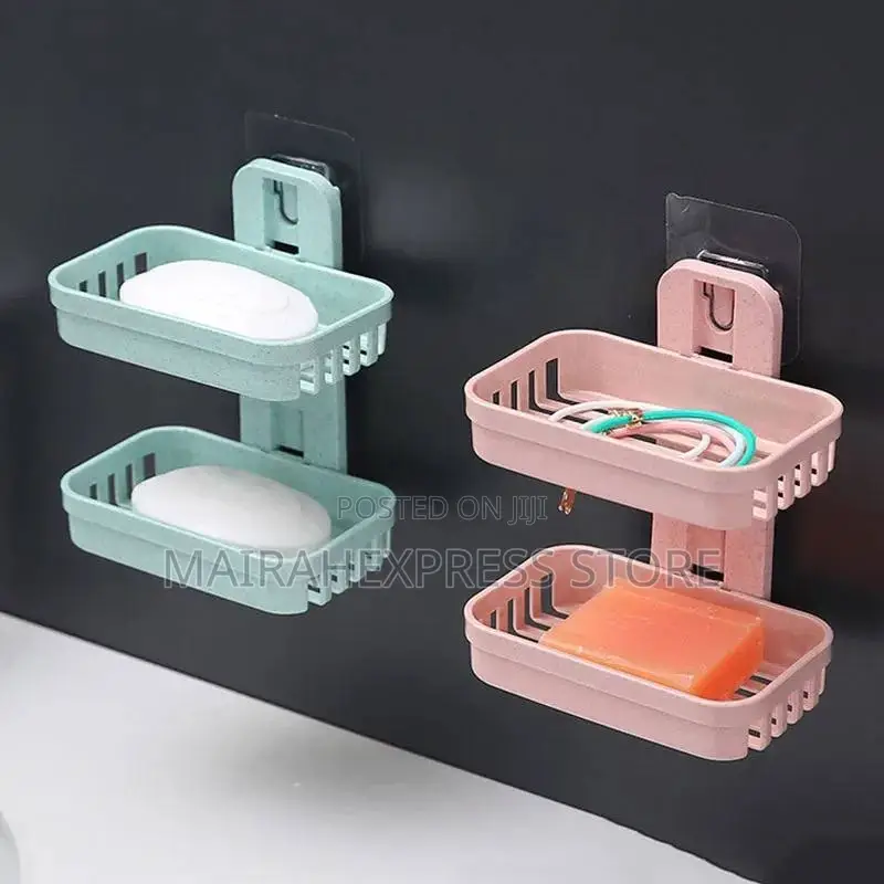 2in1 Wall Mounted Soap Rack