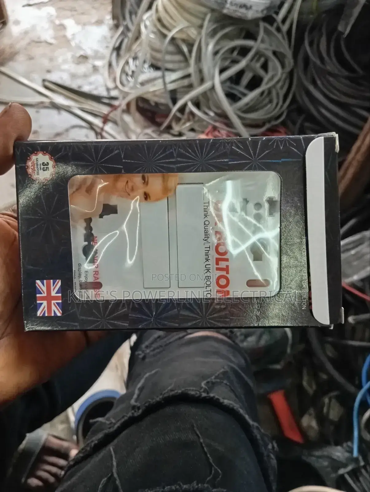 UK Bolton 13amps Double Socket