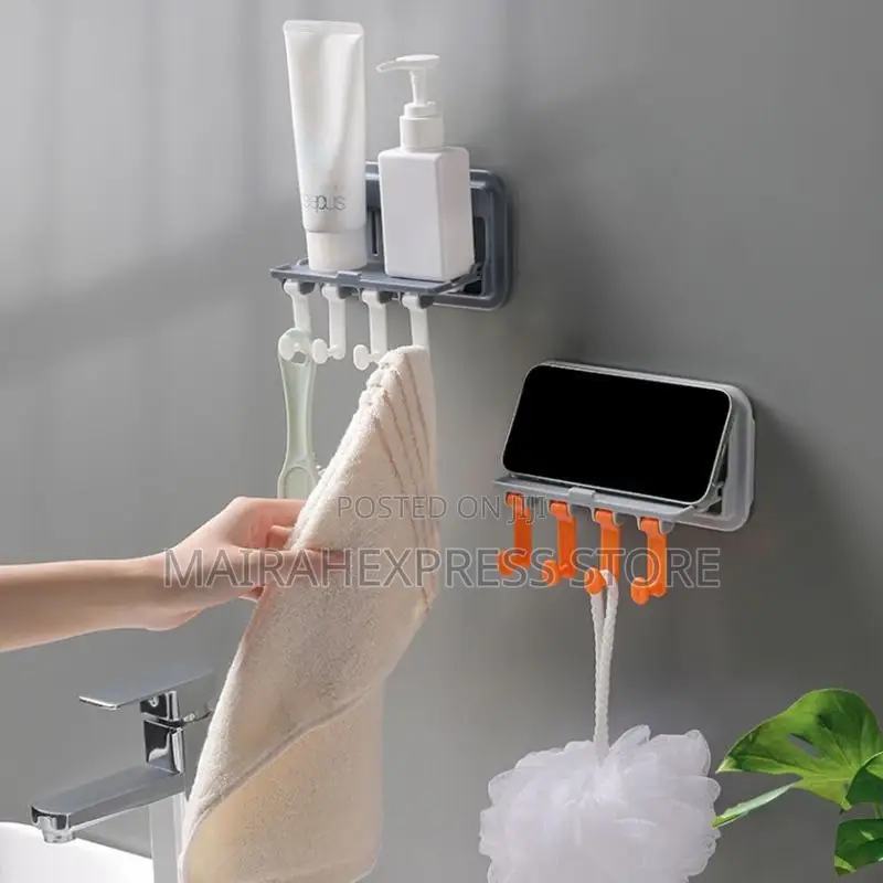 Adhesive Mini Rack With Hook