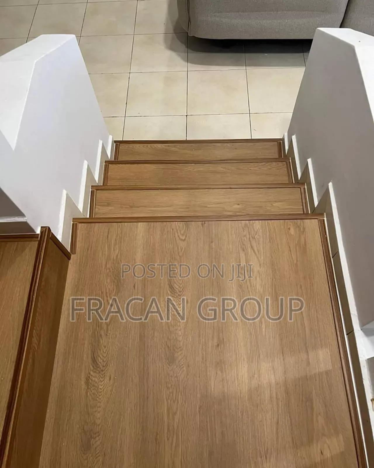 Cover Old Ceramic Floor Using Quality Vinyl Luxury Floor.