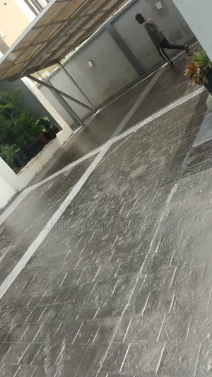 Washing, Recolouring and Repainting of Stamped Concrete
