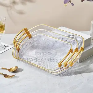 3pcs Home Decoration Snacks Serving Tray Set
