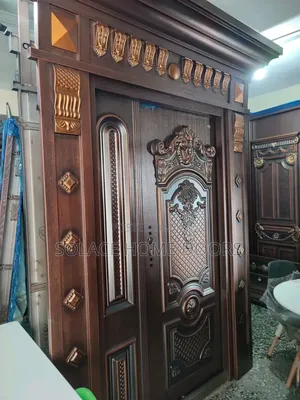 Door With Arch and Pillar