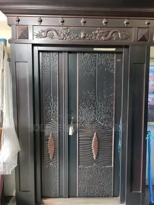Door With Arch and Pillar