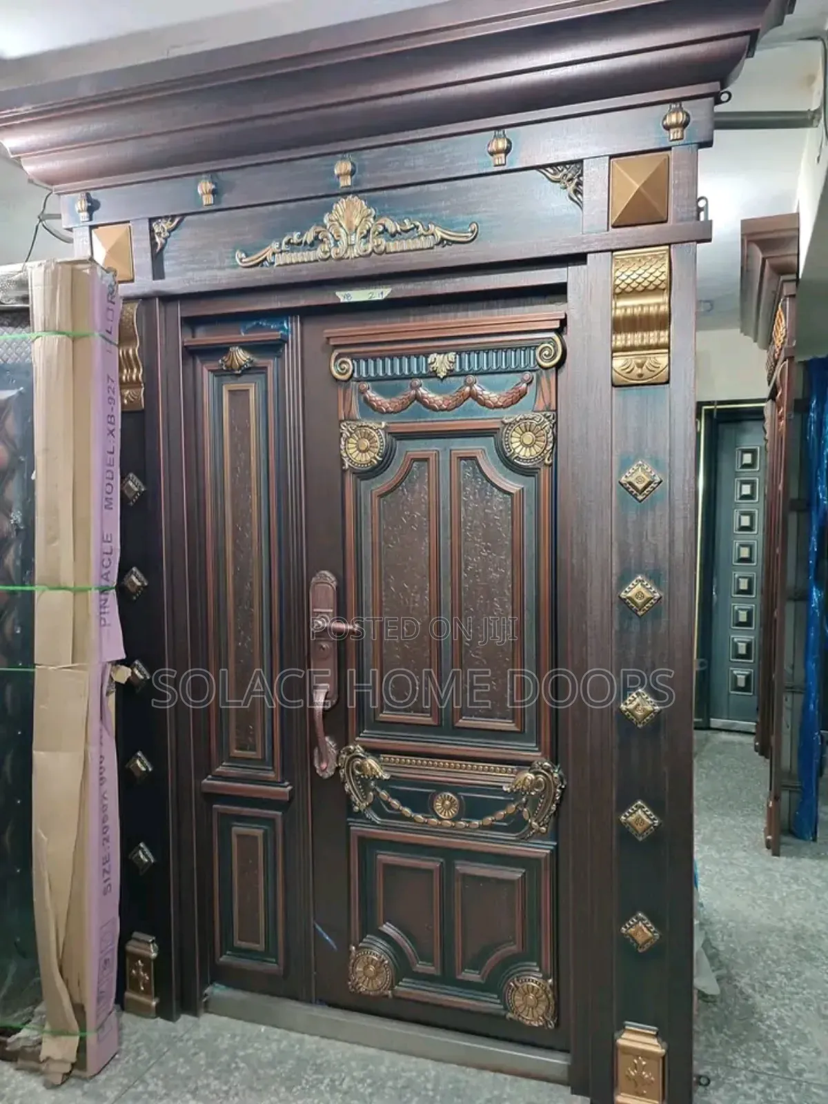 Door With Arch and Pillar