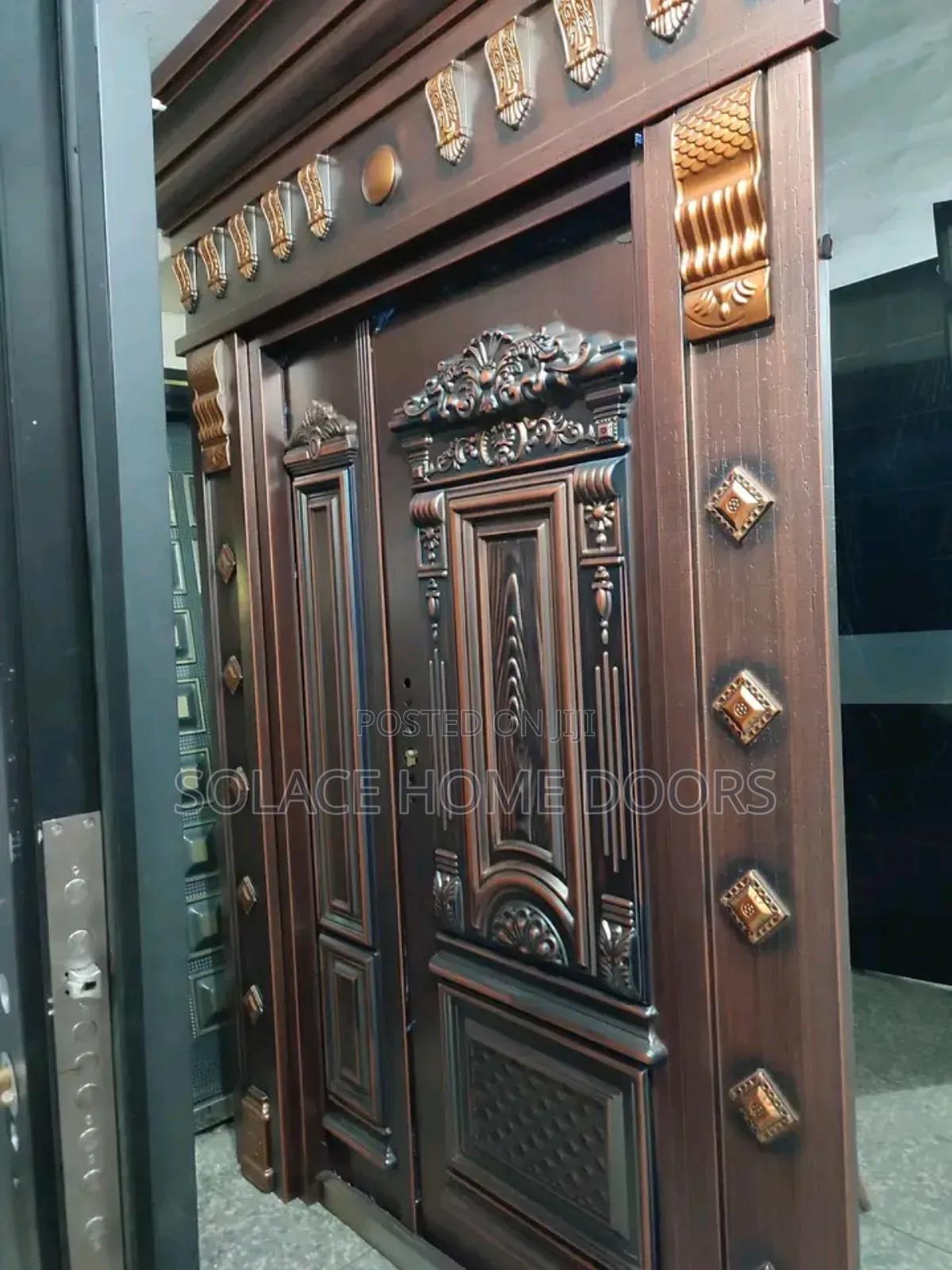 Door With Arch and Pillar