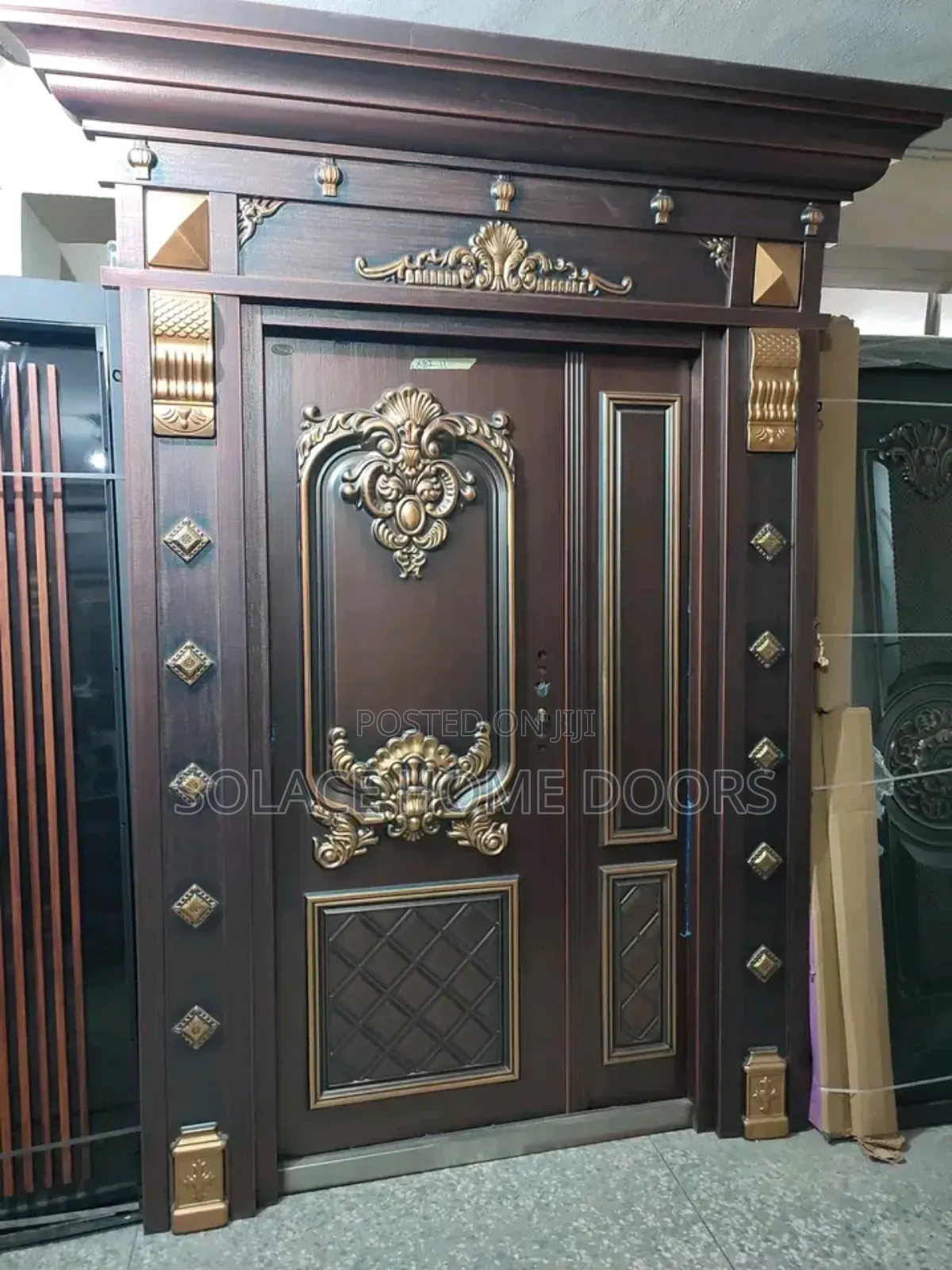 Door With Arch and Pillar