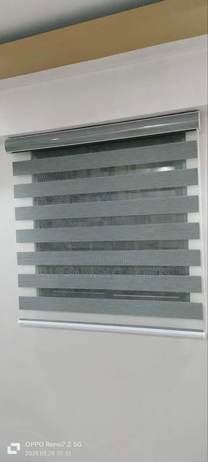 Grey Window Blinds