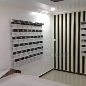 Black and White Window Blinds