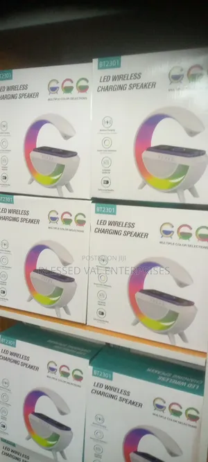 LED Wireless Charging Speaker