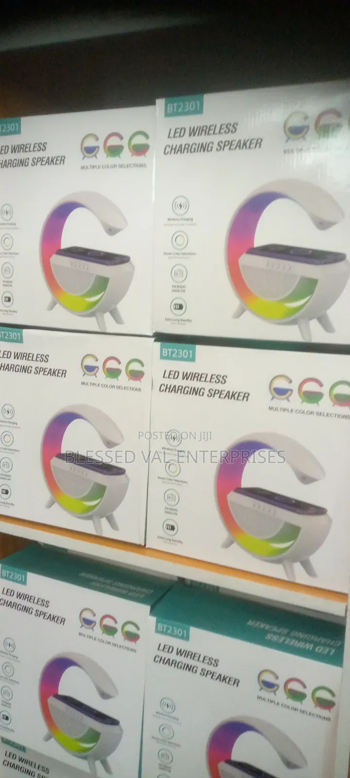 LED Wireless Charging Speaker