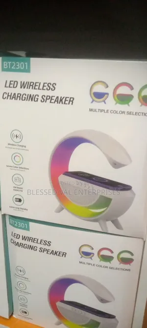 LED Wireless Charging Speaker