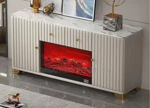 Photo - Quality Unique Imported Fire Wall Tv Stand
