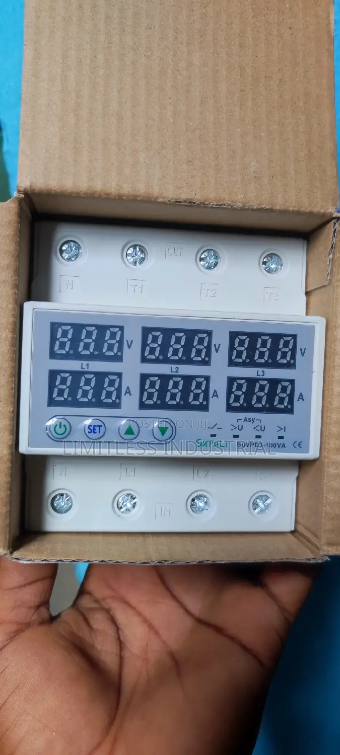 100A 3phase Digital Voltage Protector