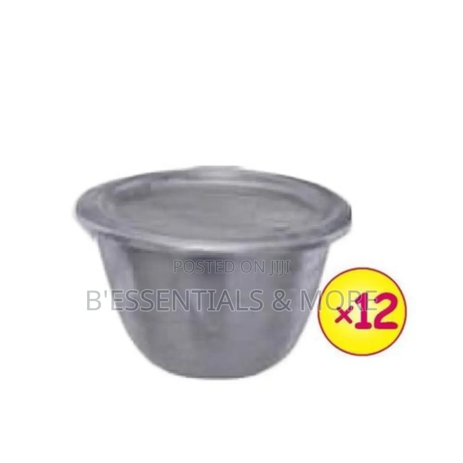 Aluminium Moi Moi Plates:12pcs