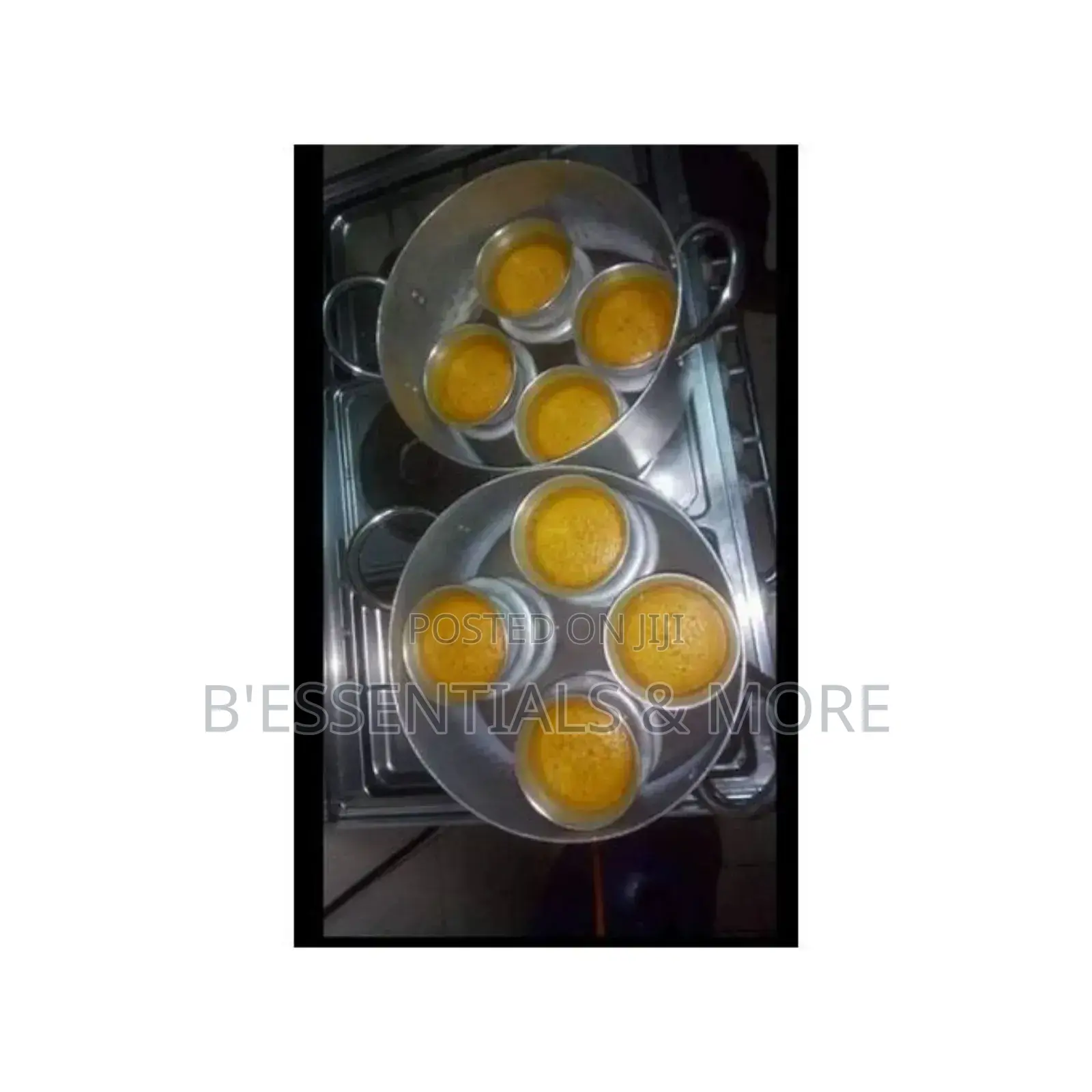 Aluminium Moi Moi Plates:12pcs
