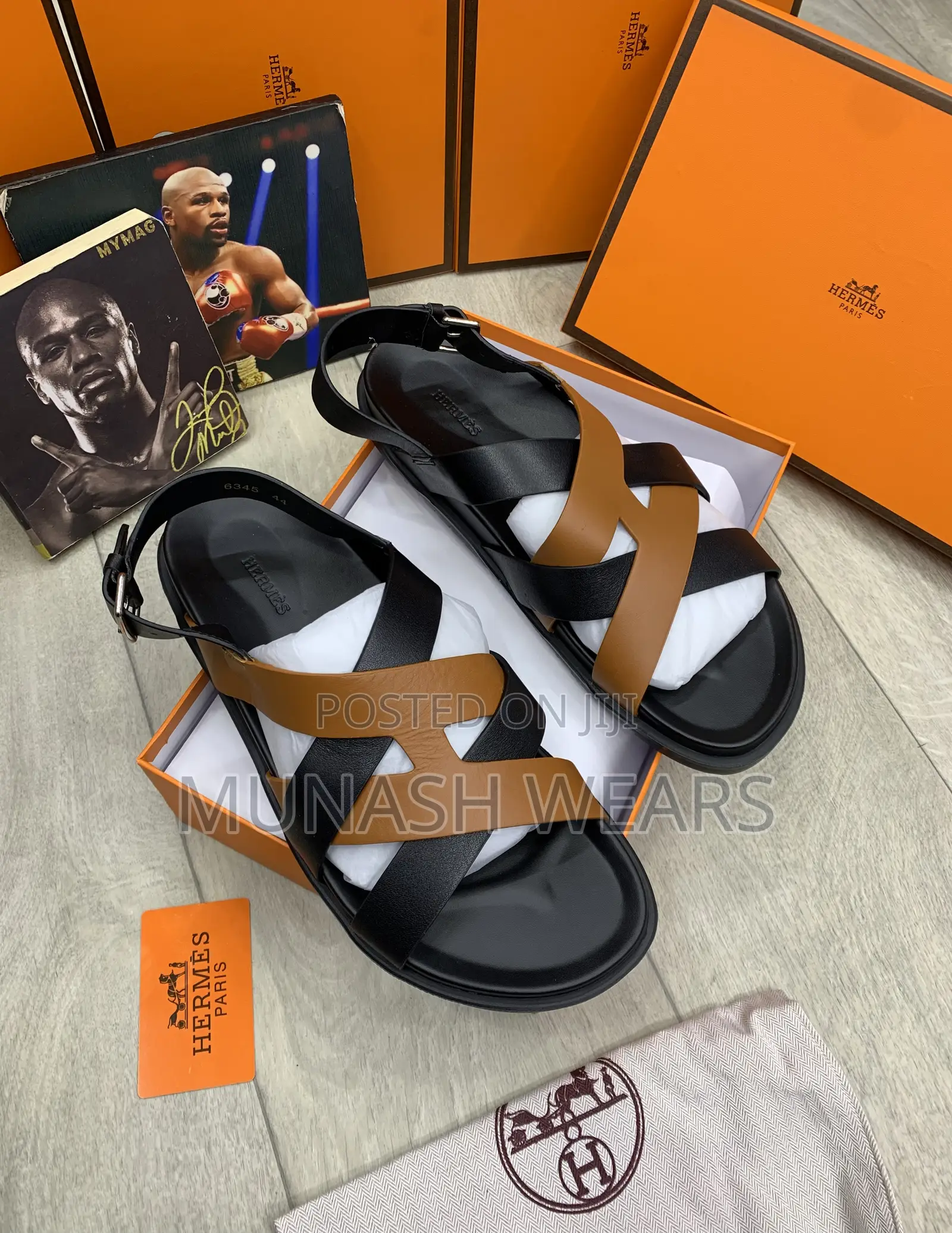 Hermes Leather Sandal