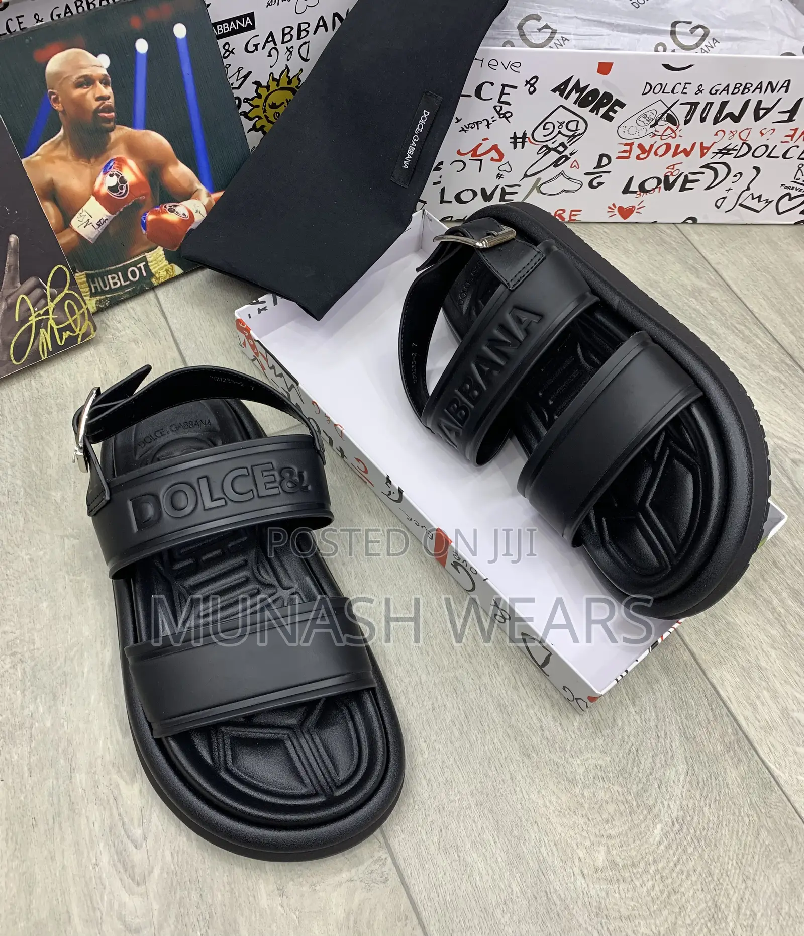 D G Leather Sandal