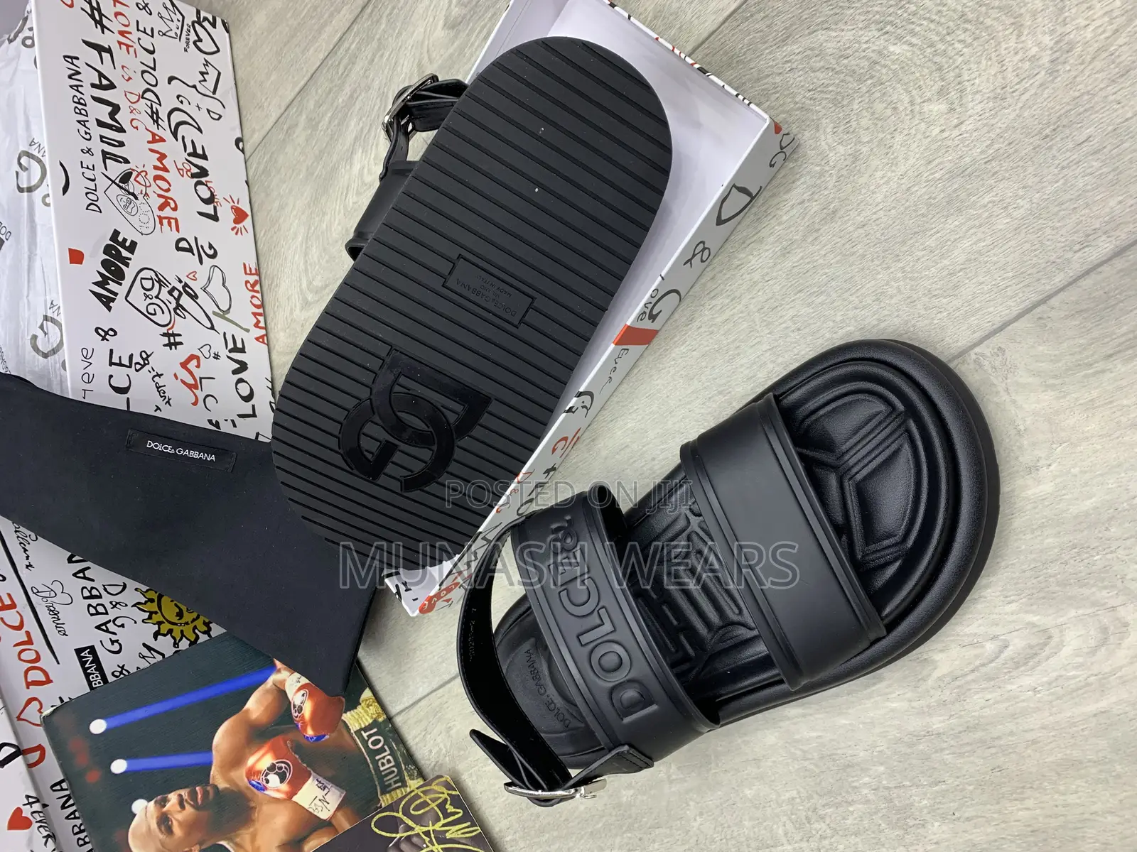 D G Leather Sandal