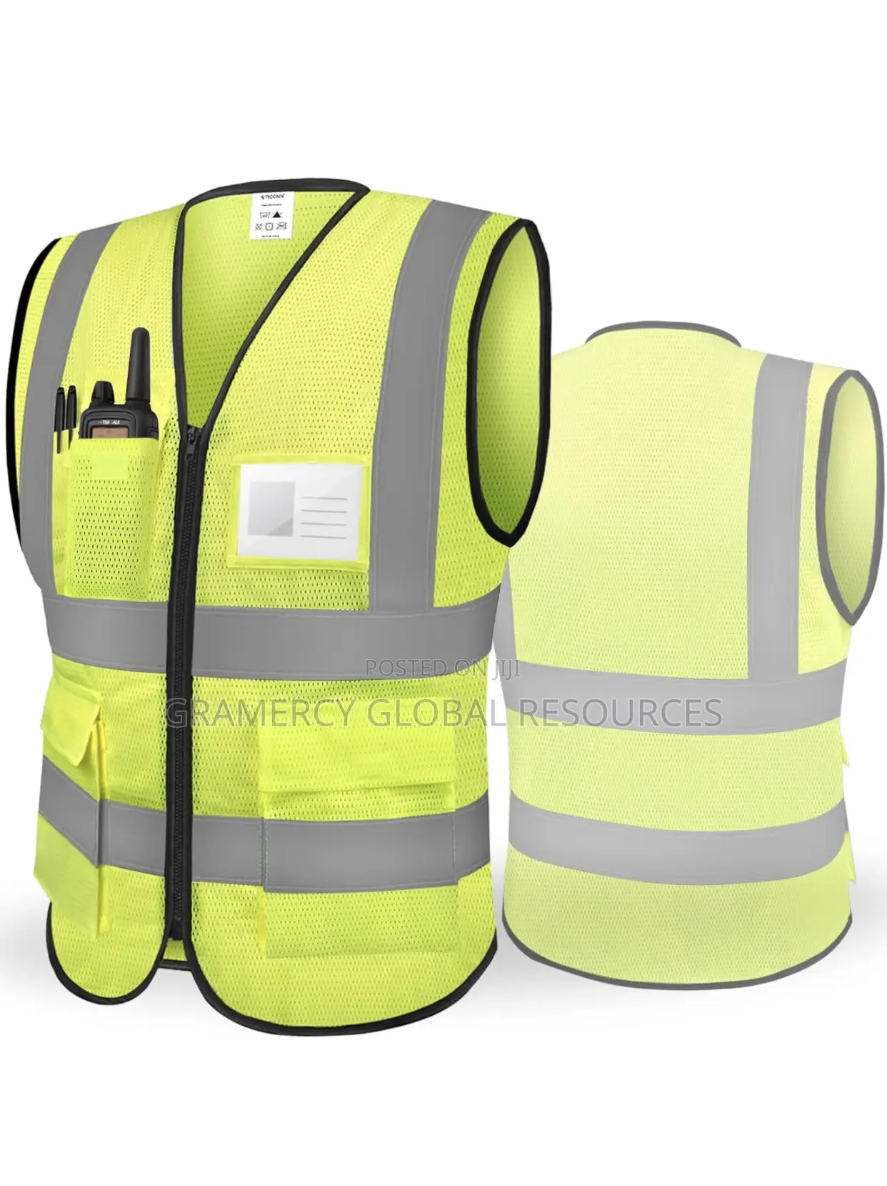 Industrial Safety Reflective Jacket 100% Polyester