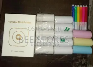 Portable Wireless Mini Printer With Complete Accessories