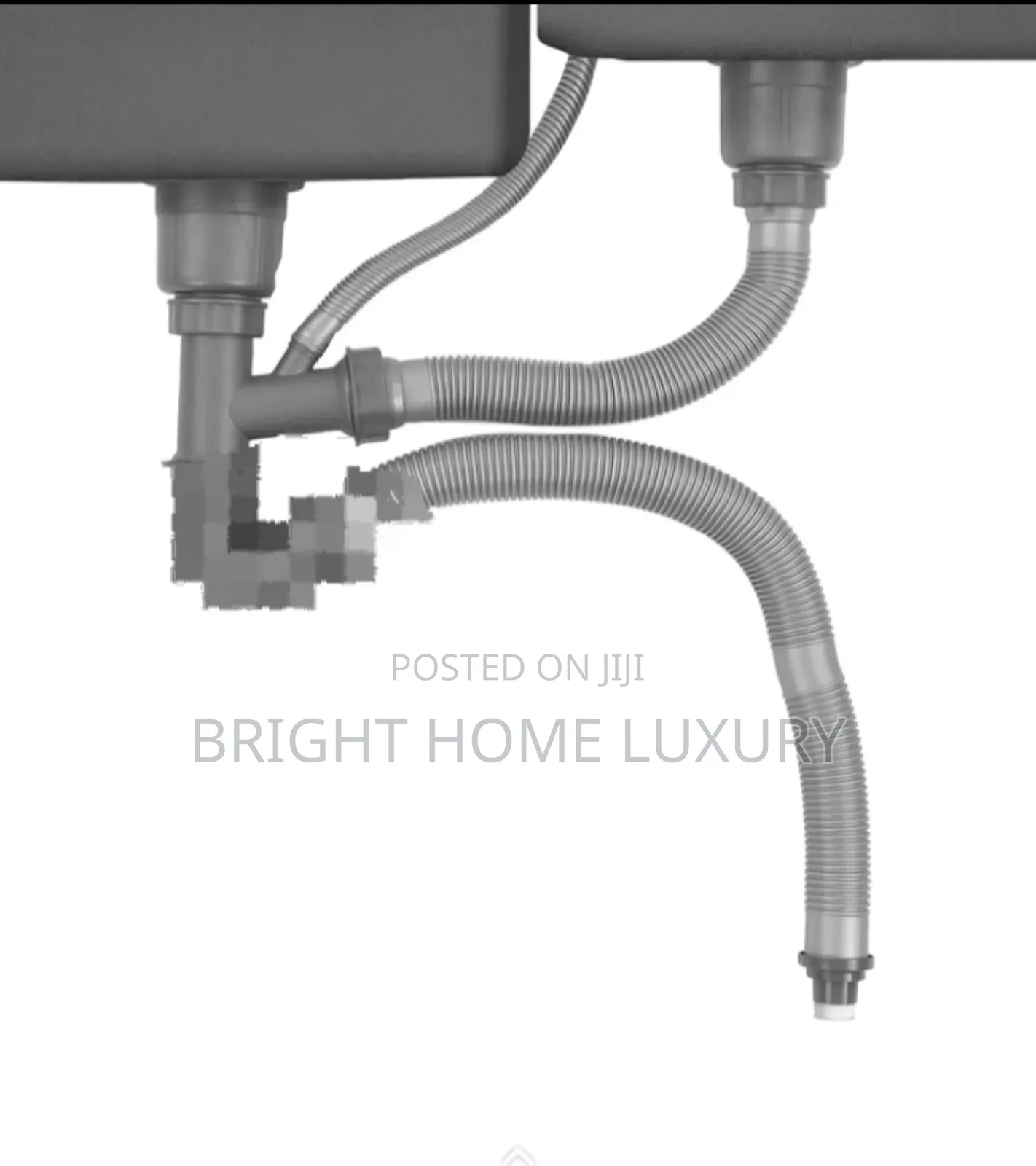 Double 3inches Kitchen Sink Discharge Drain Waste Set