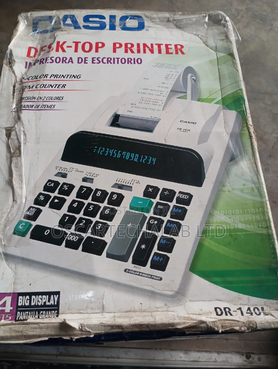 Casio Electronic Calculator Desktop Printer 14-Digits (New)