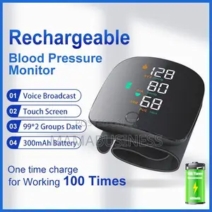 Rechargeable Wrist Blood Pressure Sphygmomanometer