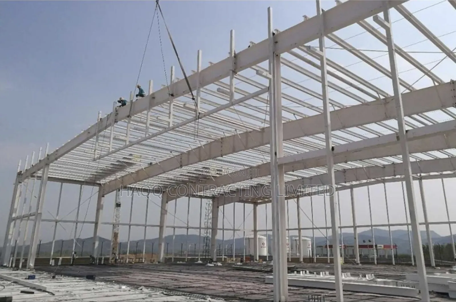 Warehouse Construction Service, Galvanized Steel
