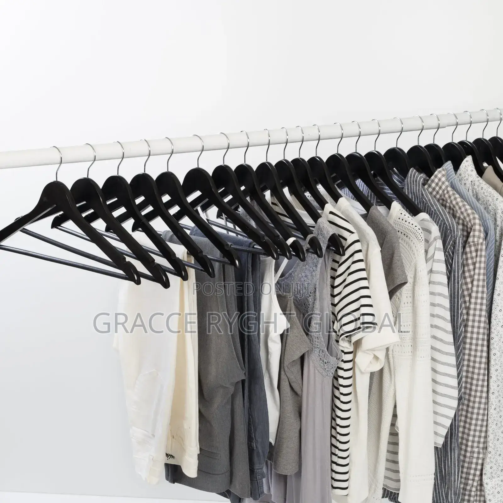 Black PVC Cloth Hanger