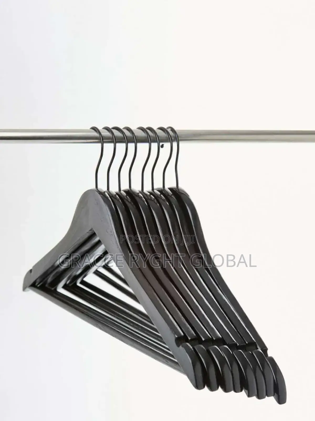 Black PVC Cloth Hanger