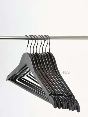 Black PVC Cloth Hanger
