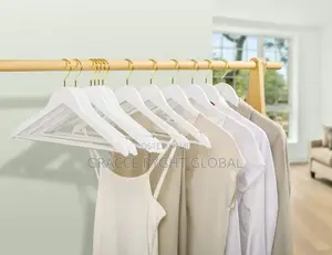 White PVC Cloth Hangers