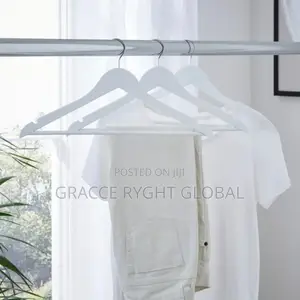 White PVC Cloth Hangers