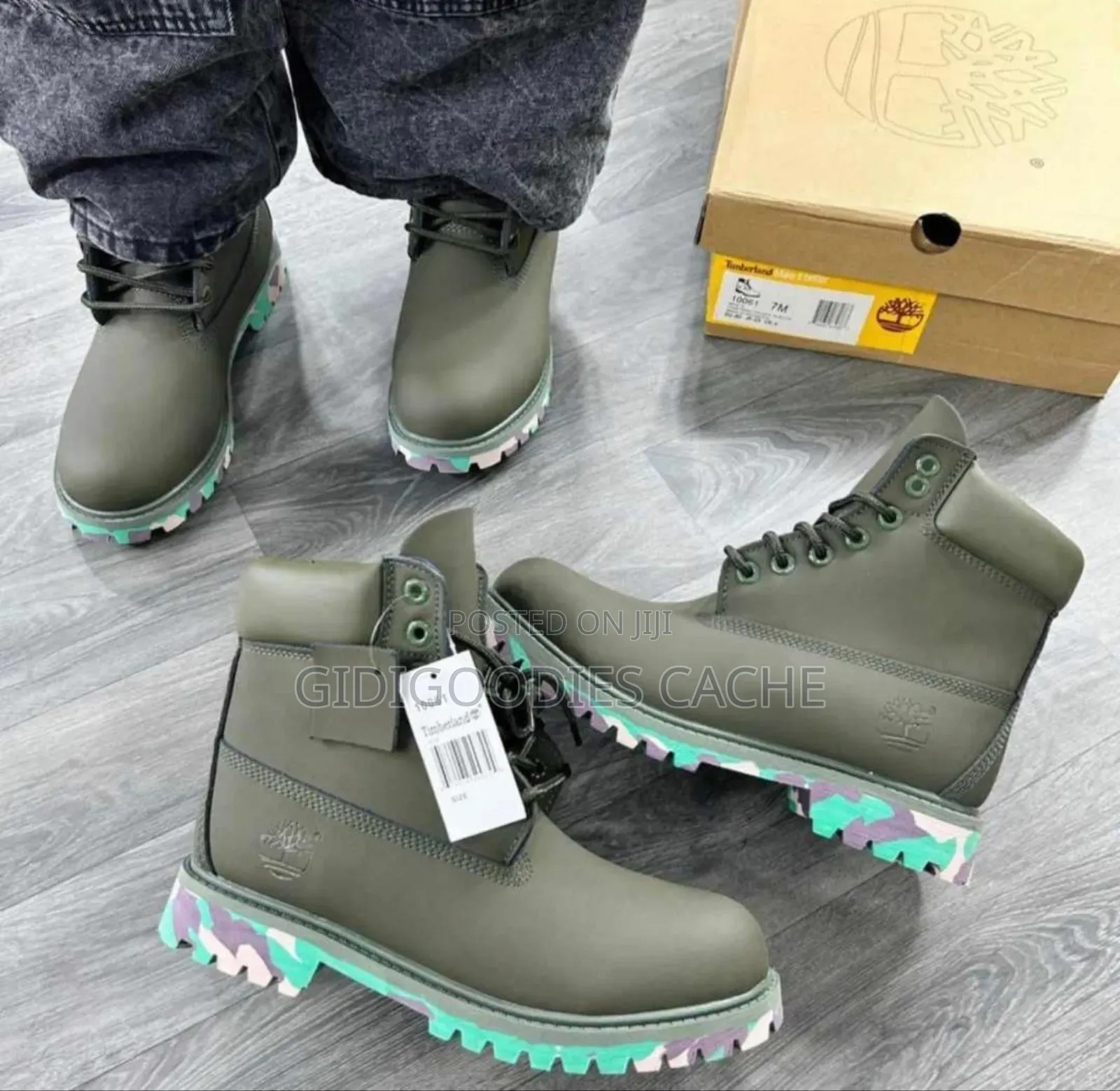 Timberland 6 Inch Premium Lace Up Flat Boots