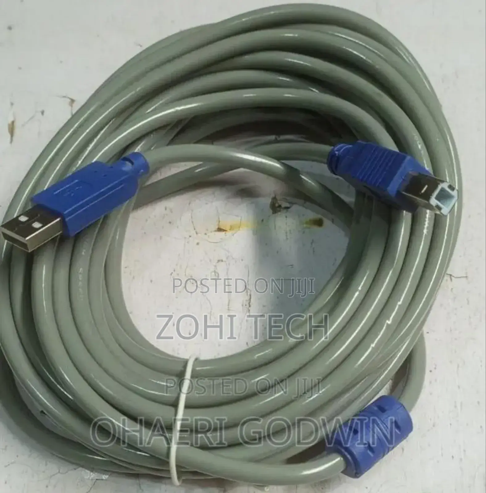 10m USB Printer Cable