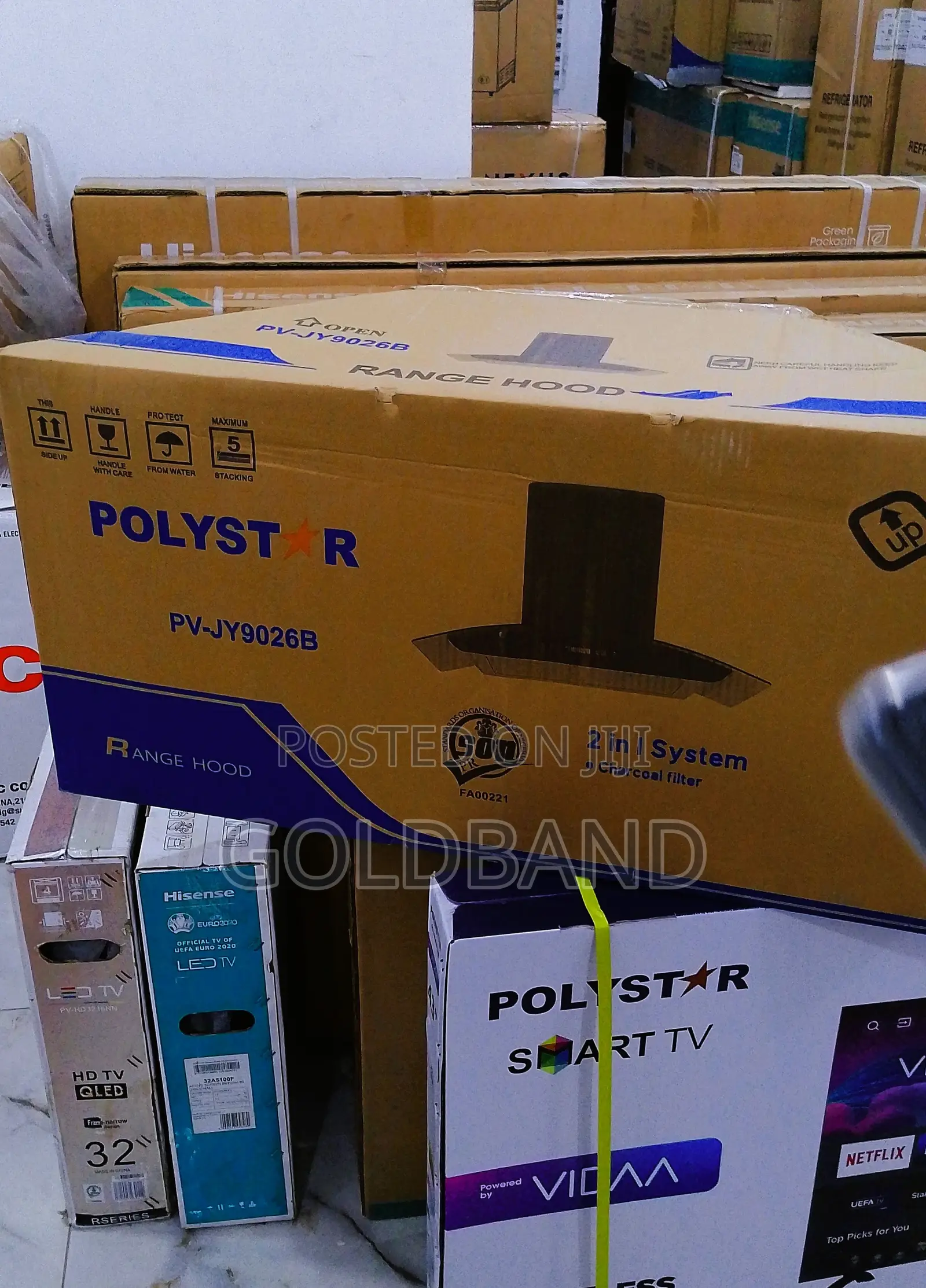 New Affordable Polystar Range Hood "Pv-jy9026b"