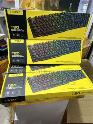 T-Wolf RGB Gaming Keyboard T-20 (3M)