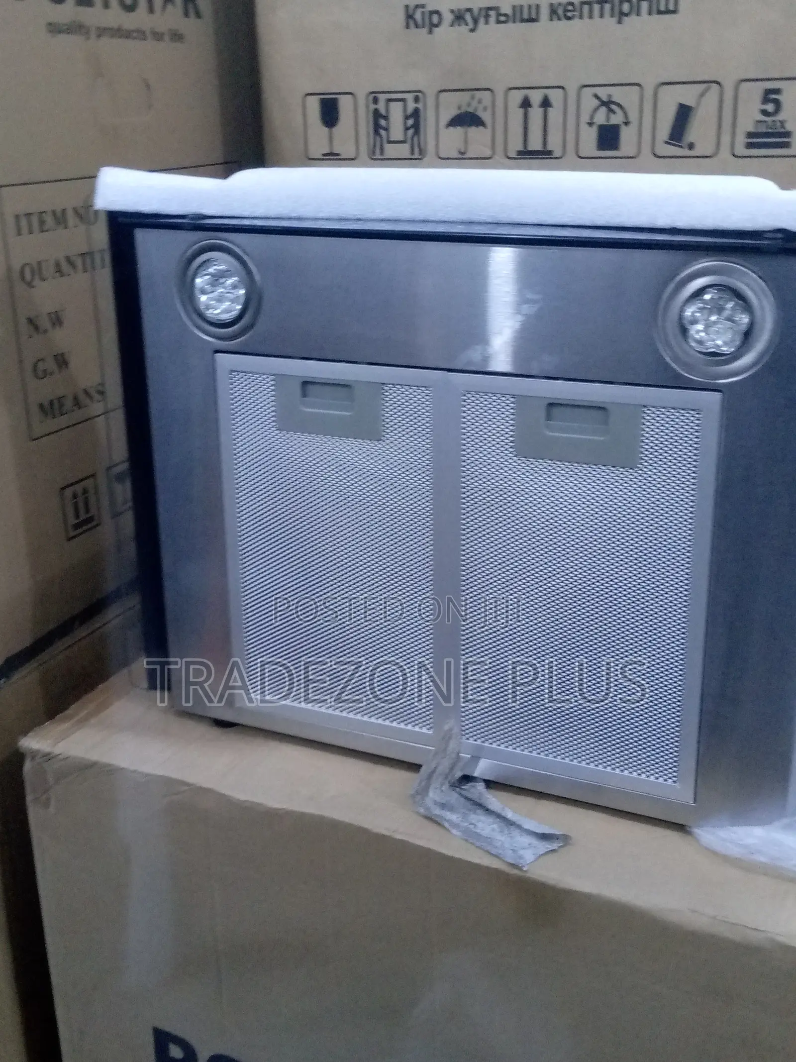 Polystar 60cm 4burner Kitchen Smoke Rangehood Pv-6009bd