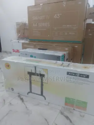 Photo - Affordable Motorized Telescopic Height-Adjustable Tv Stand