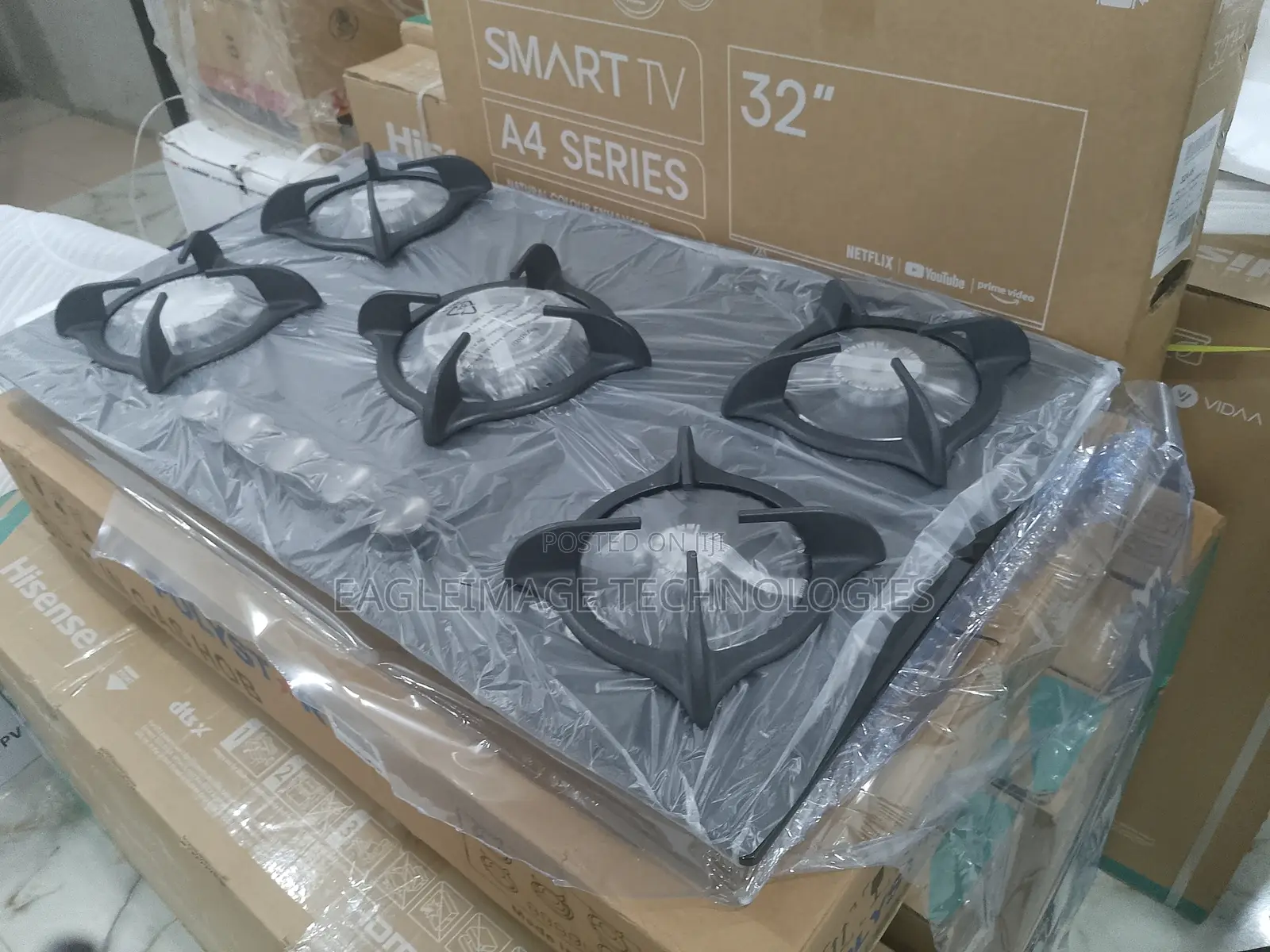 Standard Polystar 5 Burner Gas Hob