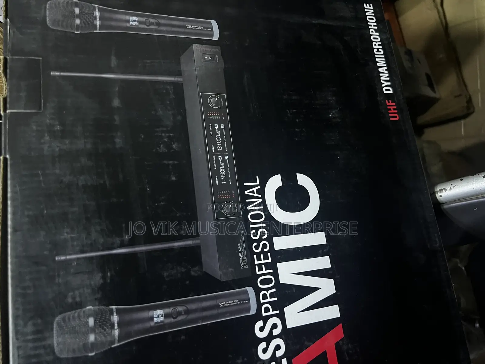 Uhf Wireless Microphone System Wireles Professional Dynamic
