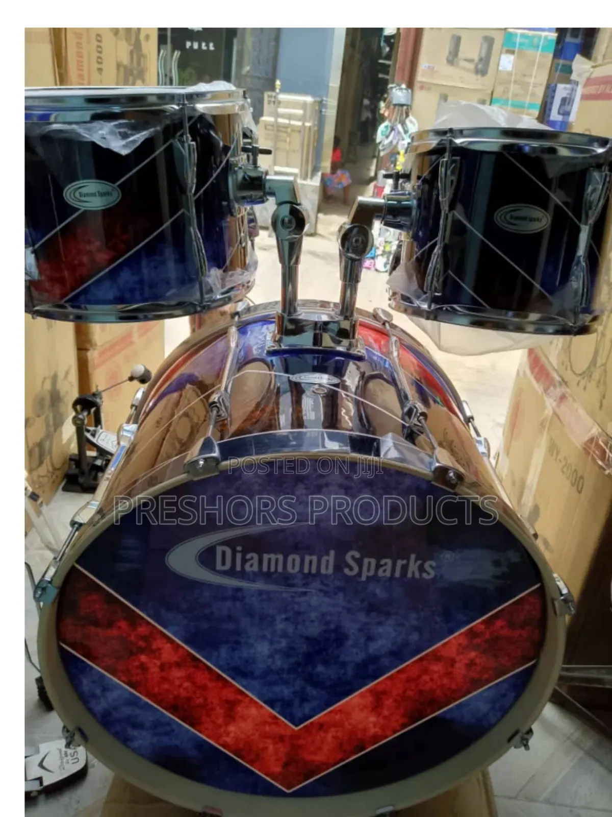 Professional Diamond Spark 5set Drum