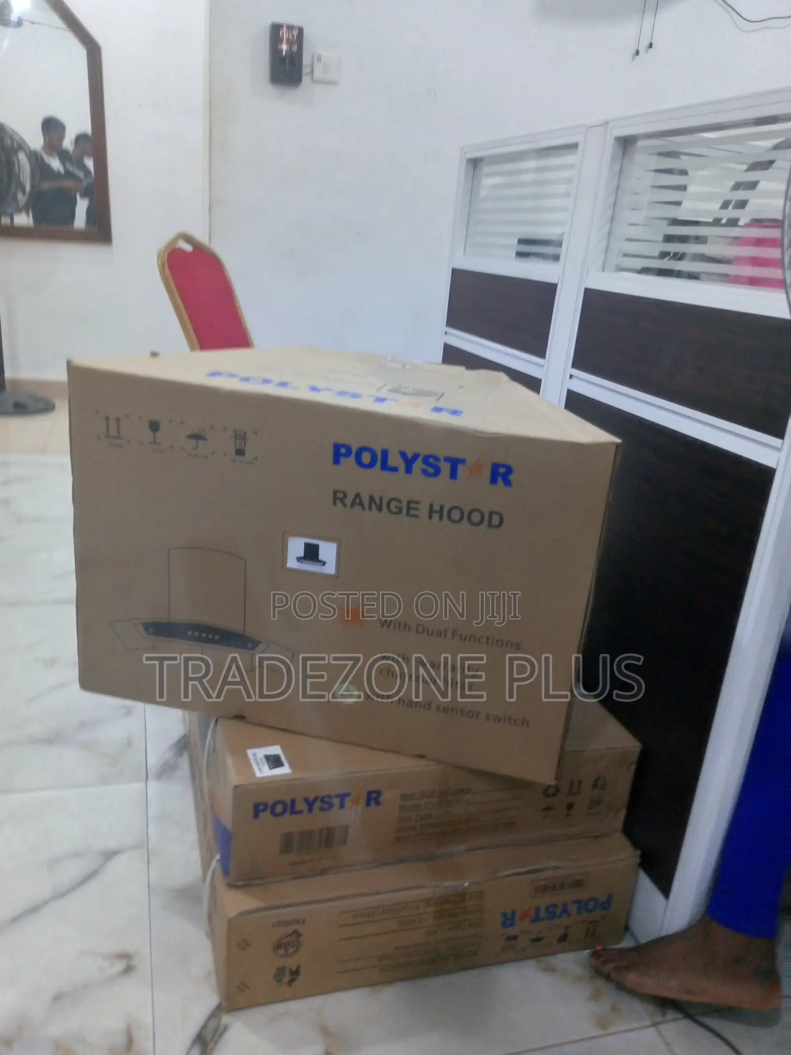 Effective Polystar 60cm Kitchen Smoke Range Hood Pv-6009bd