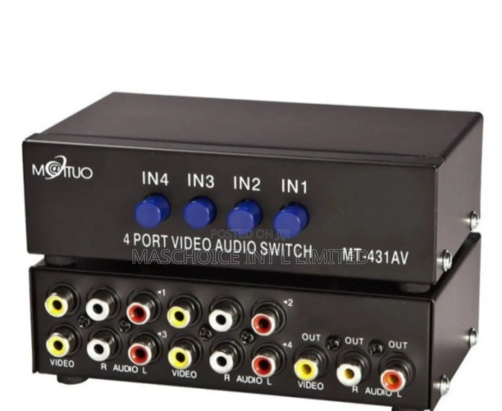 4-Port Video Audio Switch