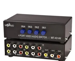 4-Port Video Audio Switch