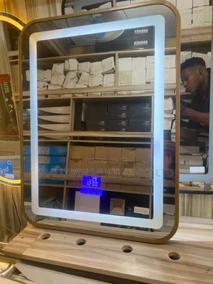 Salon Mirrors With Bluetooth Speaker
