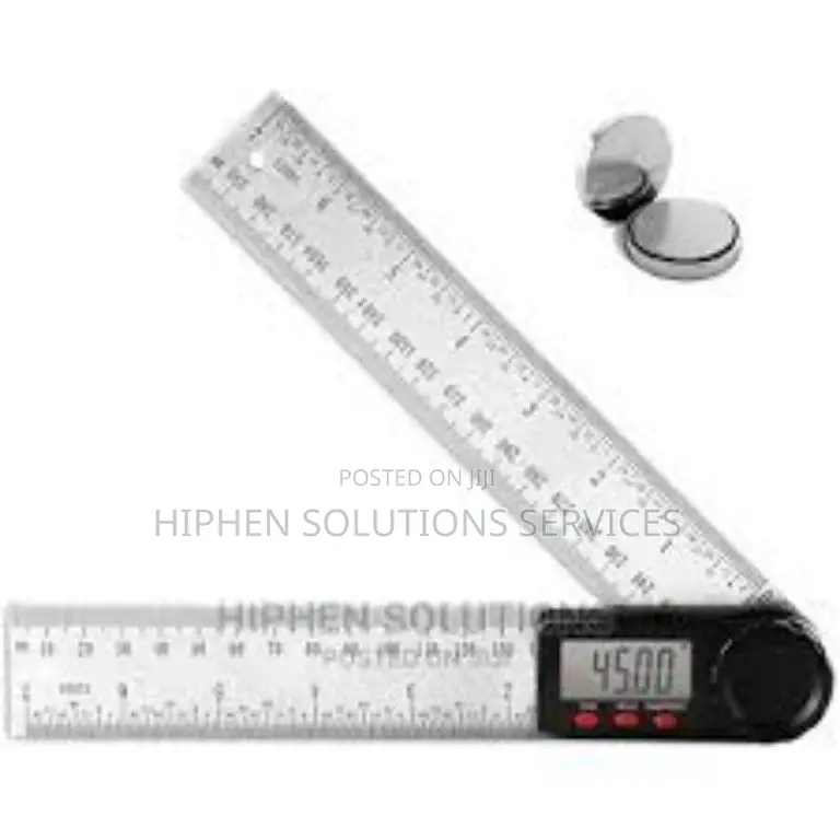 200mm Electronic Digital Display Angle Ruler Stainless Steel